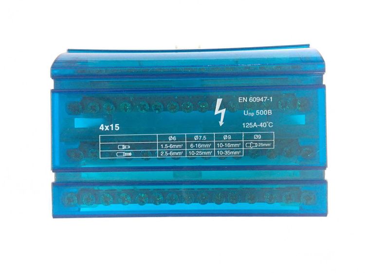 Morsettiera equipotenziale 15 fori x 4 EL1210 FATO