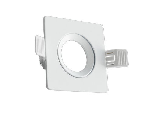 Supporto in alluminio da incasso orientabile KLAK lampade GU10 MR16 finitura bianca Century N169 Century