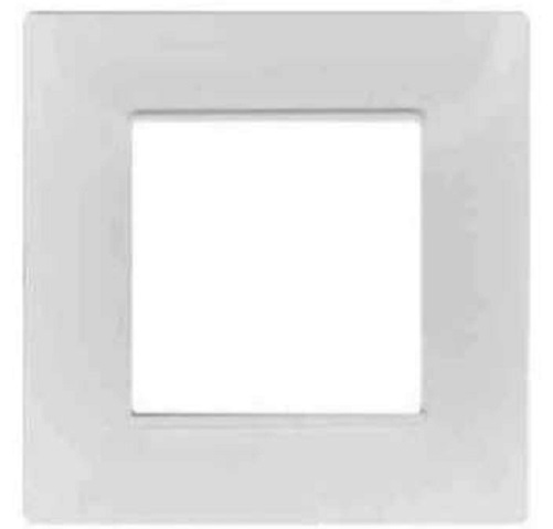 Placca 2 posti quadrata bianca compatibile Vimar Plana EL1948 