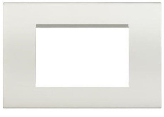 Placca 3 Posti bianca compatibile Living International EL2232 