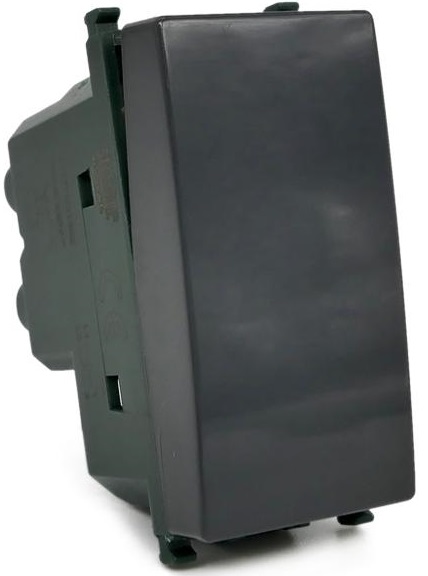 Invertitore 16A 250V Nero compatibile Vimar Plana EL2362 