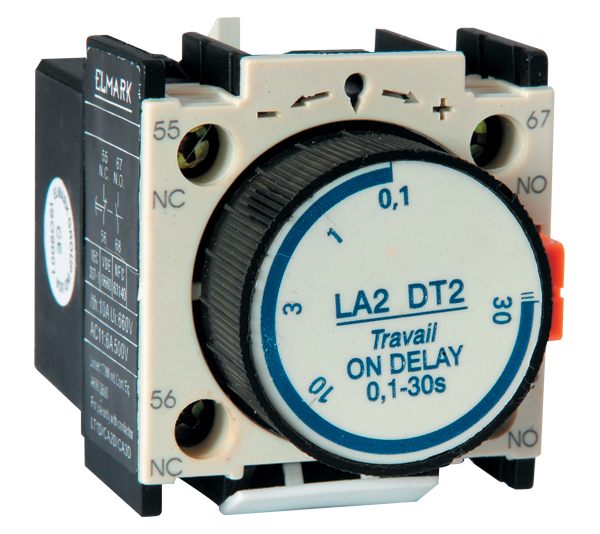 Blocco di contatto rimandato LT02-DT4 10~180S NO+NC momentaneo Elmark EL2482 Elmark