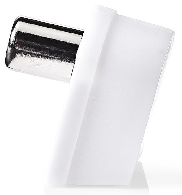 Connettore IEC (coassiale) angolato maschio 75Ohm ingresso cavo 7mm 2 pz ND201 Nedis