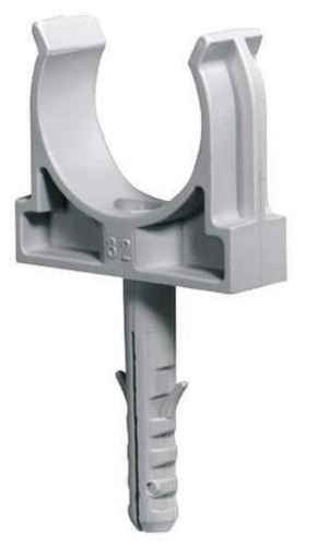 Clip fissatubo a tassello con vite 25mm confezione da 100 Elmark EL3203 EC Elettrocanali