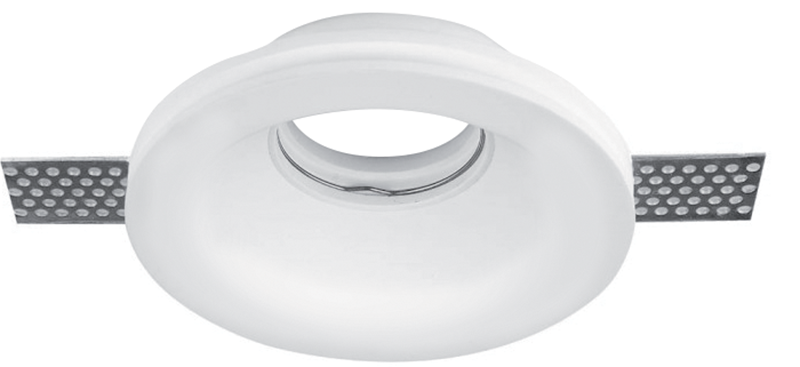 Faretto da incasso in gesso portalampada GU10 Ф100x40 20Wmax Elmark EL2583 Elmark