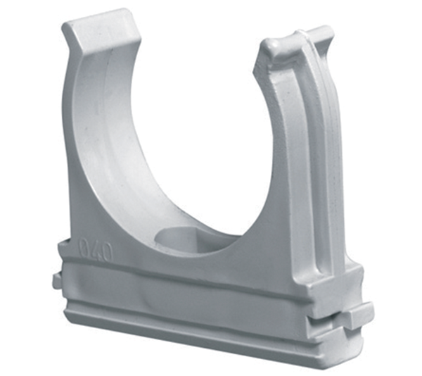 Clip fissatubo a scatto diametro 25mm confezione da 100 EL107 