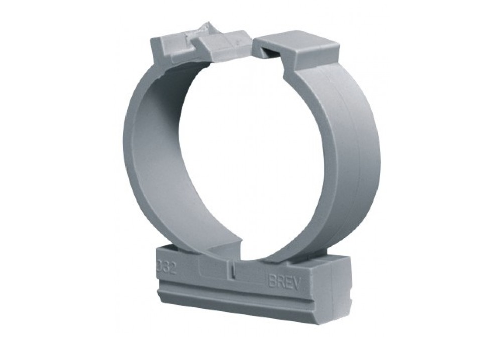 Clip fissatubo a collare diametro 25mm confezione da 100 Elmark EL299 EC Elettrocanali