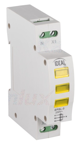 Indicatore di tensione per guida din KLI-3Y Kanlux KA1063 Kanlux