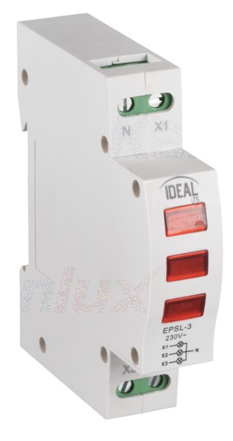 Indicatore di tensione per guida din KLI-3R Kanlux KA1041 Kanlux