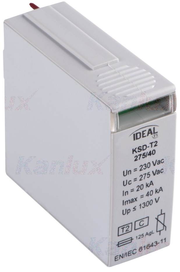 Limitatore di sovratensione KSD-T2 275V 40kA Kanlux KA2294 Kanlux