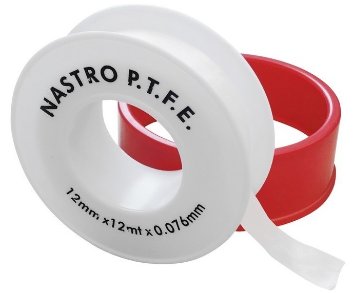 Nastro in teflon 1/2x12m spessore 0,076mm WB671 