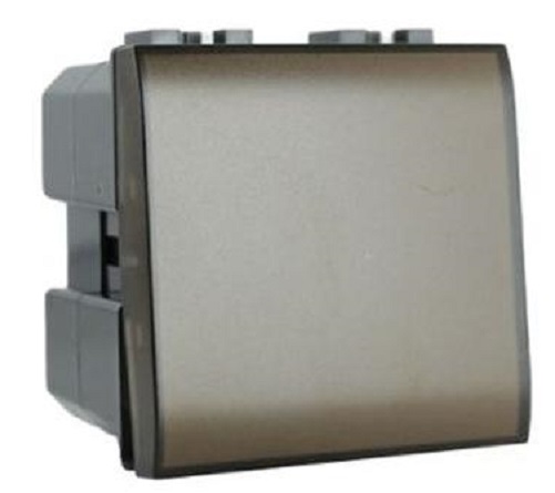 Interruttore campanello scuro 10A 250V compatibile Living International EL1562 