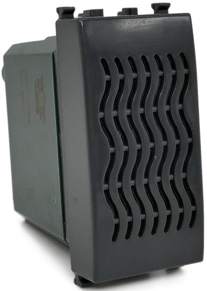 Ronzatore 6AX 220V nero compatibile Vimar Plana EL2257 