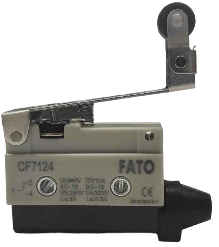 Interruttore di fine corsa orizzontale con leva a rullo 250V 10A CF7124 Fato EL2626 FATO