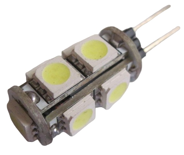 Lampadina LED G4 9 led smd luce calda 3000k2W 12V 110lm EL3965 