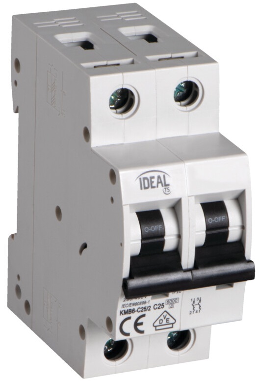 Interruttore magnetotermico 2P 25A Kanlux KA1084 Kanlux