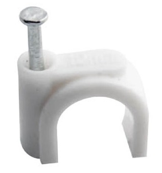 Graffette fissacavo 5mm - 100 pezzi EL124 Vito