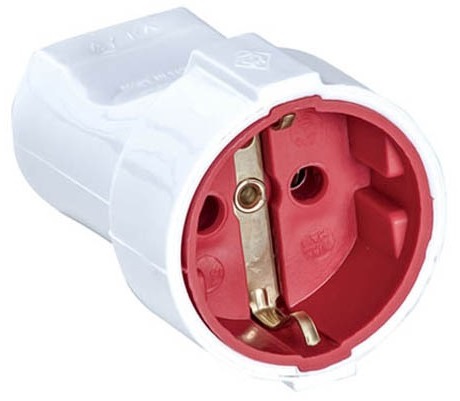 Presa schuko bianca IP20 16A 250V Vito EL1499 Vito