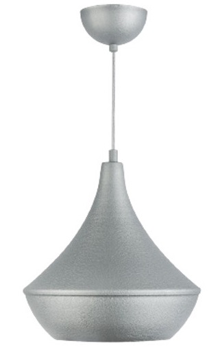 Lampadario da soffitto pendente E27 Φ205x180x650mm color argento EL1612 Vito
