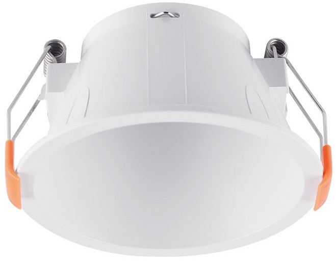 Supporto tondo per faretto GU10 da incasso Φ83mm bianco EL1738 Vito