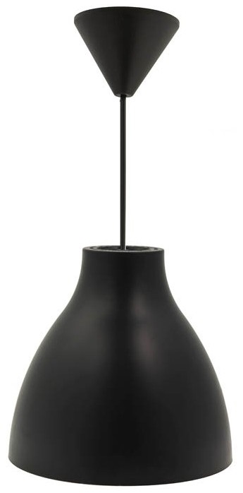 Lampadario da soffitto pendente E27 Φ205x180x650mm nero EL257 Vito