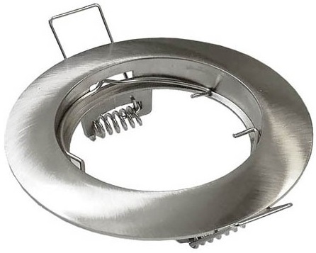 Supporto per faretto da incasso Φ80mm nichel satinato VITO EL3255 Vito