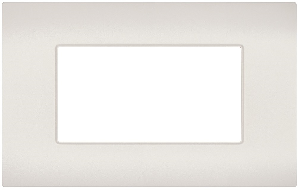 Placca 4 posti perla compatibile Vimar Arké EL344 