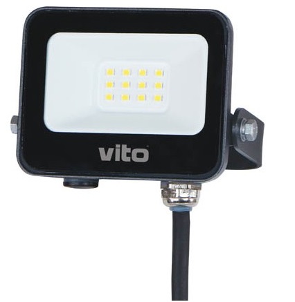 Faro LED da esterno 10W 850lm luce verde IP65 EL396 Vito