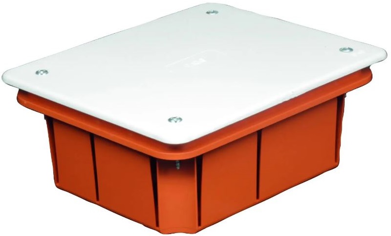 Scatola di derivazione da incasso con coperchio IP40 119x96x45mm Faeg EL024 FAEG