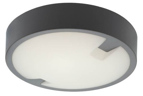 Plafoniera LED per esterni 18W 1314Lm 4000K bianco naturale IP65 Φ220x65mm EL2157 Vito