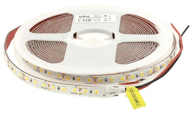 Striscia LED 24V 120CHIPS/m 9,6W/m 980Lm 4000K luce calda 5m EL405 Vito