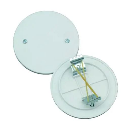 Coperchio con graffe per cassetta da incasso tonda Ø 65 mm EL4078 FAEG