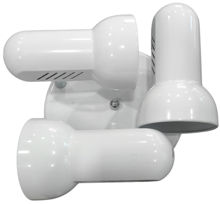 Lampada applique da parete 3xE27 in metallo EL054 Vito