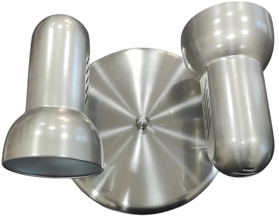 Lampada applique da parete 2xE27 in metallo EL3245 Vito