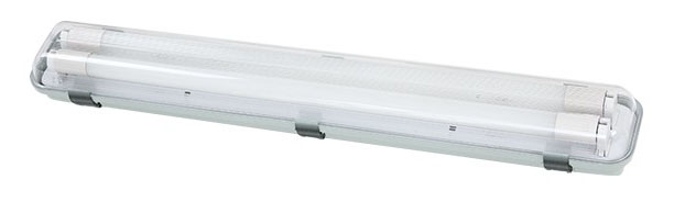 Plafoniera per tubo LED 2x60cm IP65 EL050 Vito