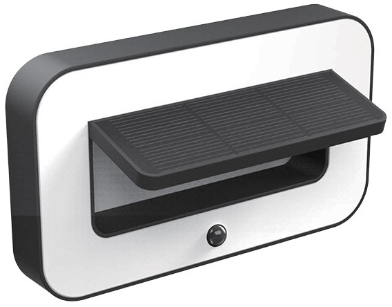 Lampada solare applique LED da parete 5W 500lm 4000k luce naturale EL3176 Vito