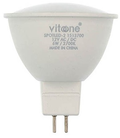 Lampadina LED GU5.3 6W 508lm luce naturale 4000k EL591 Vito