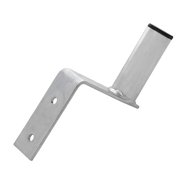 Supporto a parete per antenna in acciaio zincato 14 cm tubo Ø 38 mm WB1479 