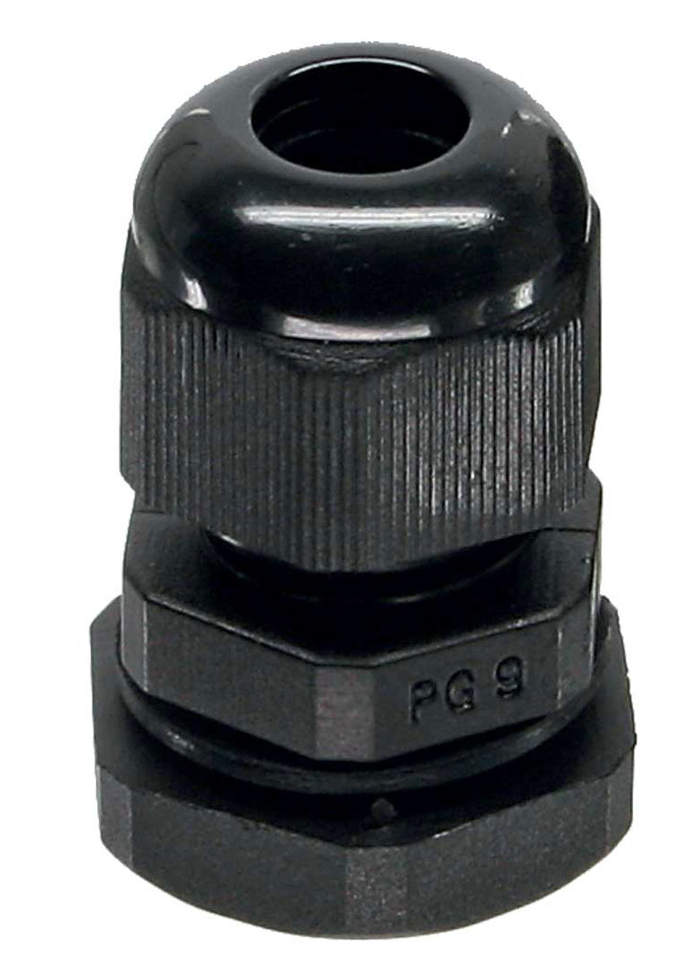 Boccola passacavo in Nylon - M25 - colore nero 09966 FATO