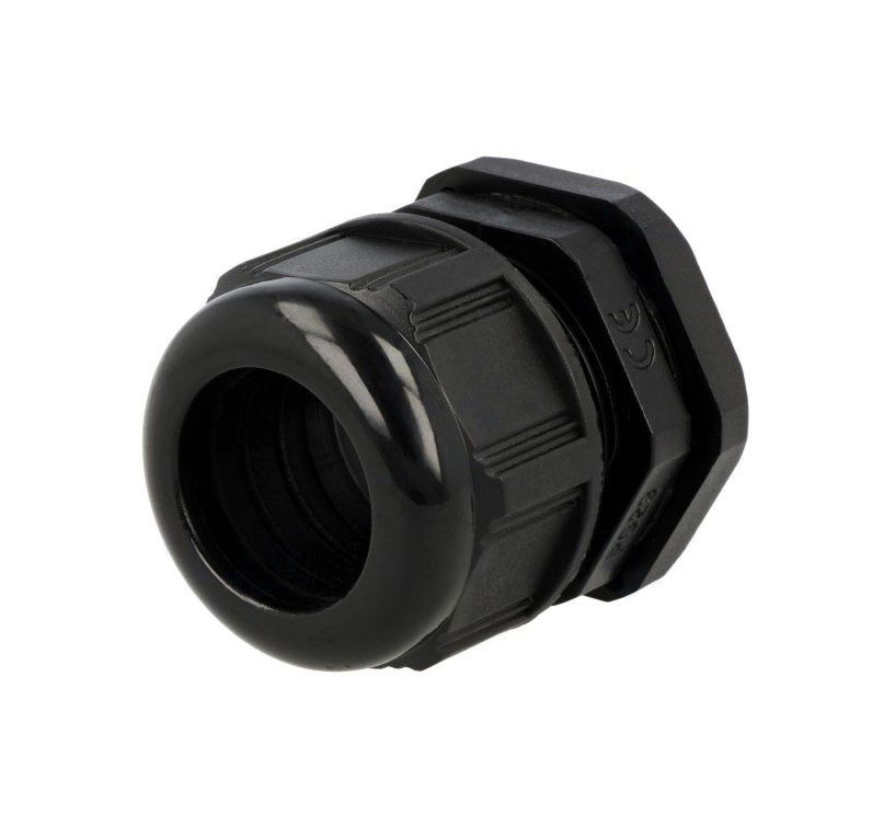 Boccola passacavo in Nylon - PG9 - colore nero 09322 FATO