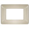 Placca in tecnopolimero 3P color sabbia compatibile Matix EL1546 