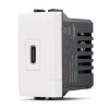 Presa USB tipo C 5V ricarica rapida 2.4A compatibile Living International EL2509 