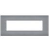 Placca 7 posti grigio compatibile Vimar Arkè EL2249 