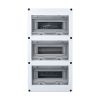 Centralino da parete 36 moduli 3x12 con porta trasparente E9052 