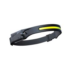 Torcia led ricaricabile da fronte 3W/1W 6000k luce fredda 300/100lm con sensore di movimento EL187 Vito