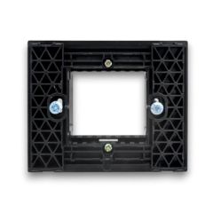 Supporto nero 2 posti linea Zen 02316 