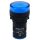 Indicatore luminoso da pannello 220V - blu EL753 FATO