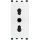Presa bivalente 10-16A 250V Bianco compatibile Vimar Plana EL1998 