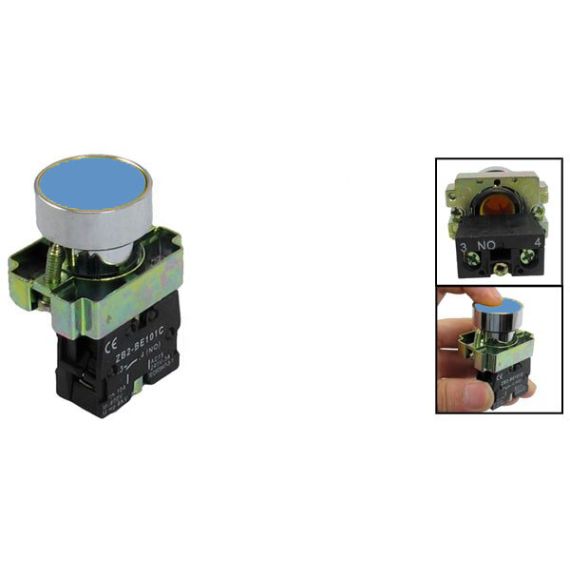 Pulsante da pannello 10A 600V - Blu EL227 FATO