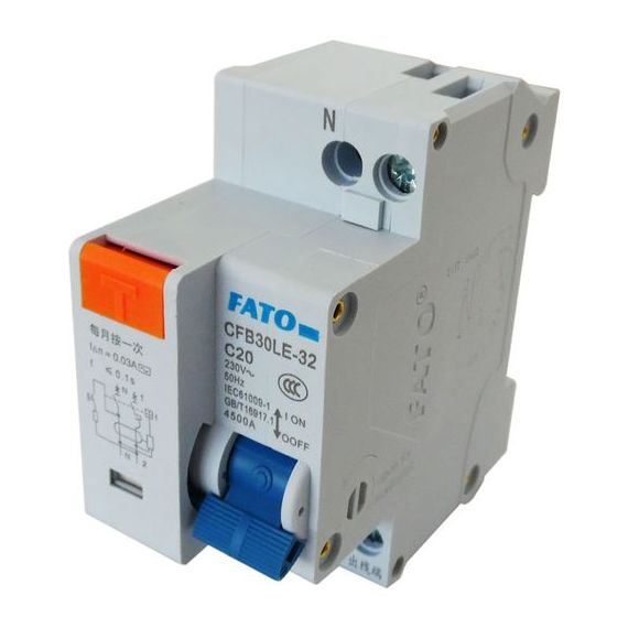 Interruttore magnetotermico differenziale 2P C20 EL1435 FATO